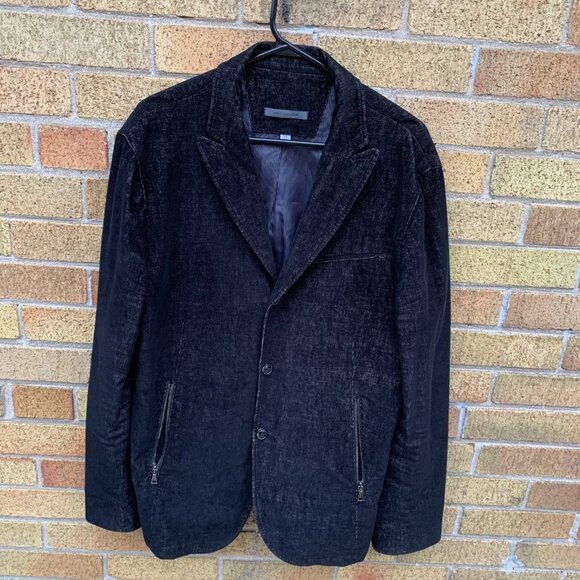 1198$ MSRP John Varvatos Tonal Plaid Zip Detail Jacket Size 54 - Picture 11 of 15